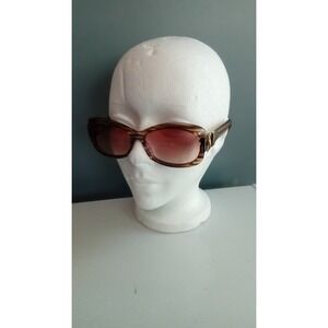 Gucci Sunglasses Brown Oval Frames Designer Eyewear Fashion‎ Shades